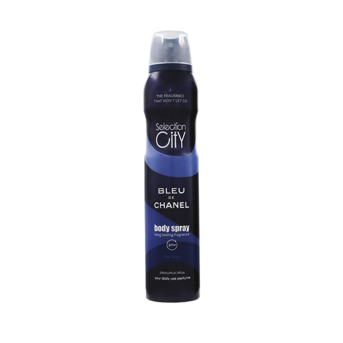اسپری خوشبو کننده بدن مردانه سلکشن سیتی مدل بلوشنل Blue Chanel حجم 200 میل